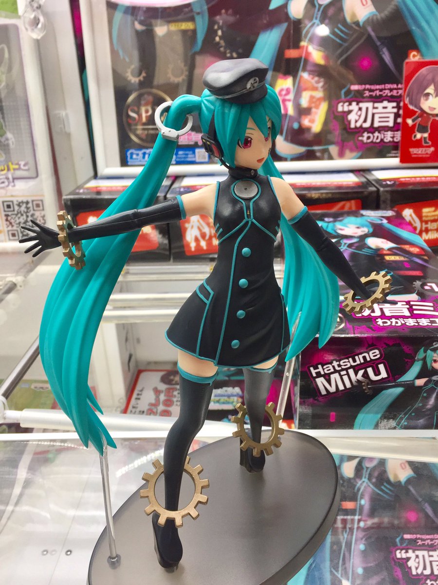 タイトーステーション 浅草店 初音ミクのフィギュアを入荷しました 今回のタイトルは わがまま工場長 可愛くもカッコイイ フィギュアとなっております タイトー 浅草 初音ミク フィギュア 新景品