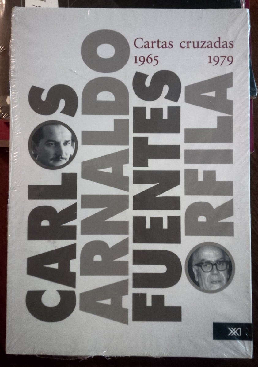#RecomiendoLibro

#CarlosFuentes y #ArnaldoOrfila, Cartas cruzadas, 1965-1979, @SIGLOXXIMEXICO
#Epistolario