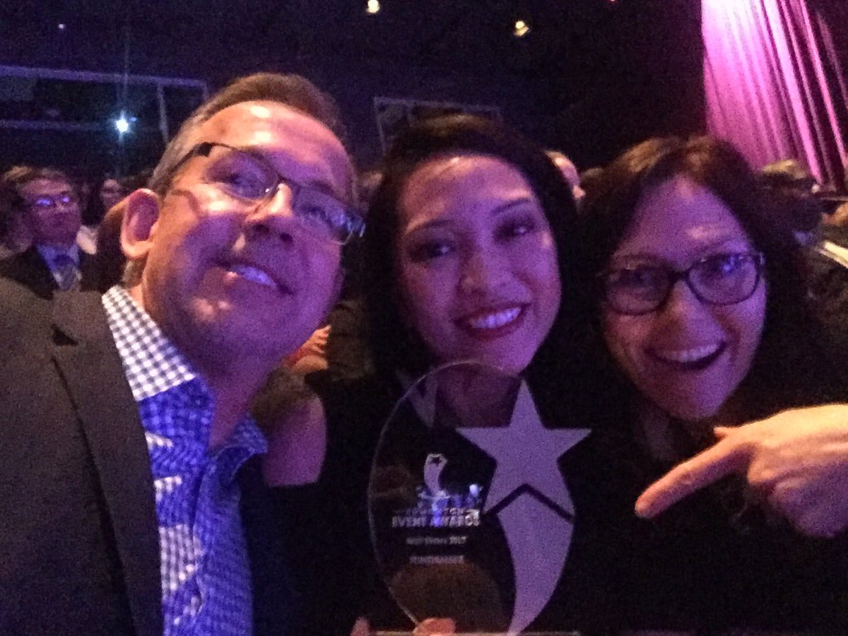 trina_tj's tweet photo. Celebrating with @Kinger6121 @rowenayeg #couragegala won @EdmEventAwards best fundraiser!!!! Years of hard work, so proud! https://t.co/9gjoXw4U9j