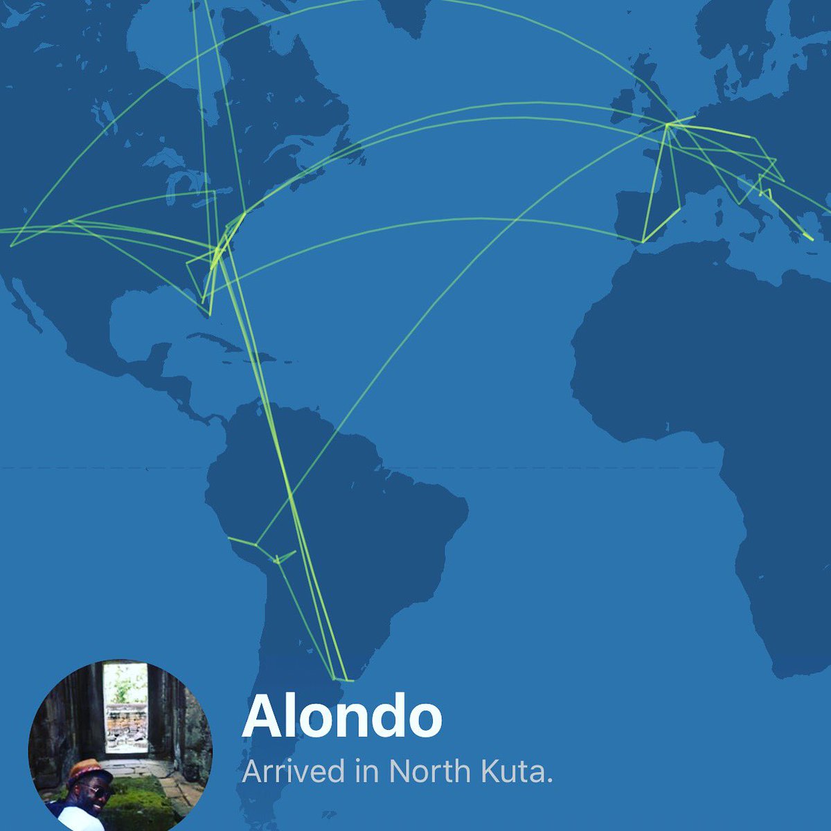 TheCocoaNomad's tweet photo. Seems like I've been doing a little bit of traveling. Next stop in 4 days.
#nomadlife #month14 #rollingstone #nomadbase #nomadness https://t.co/3KBK6xQ1pm