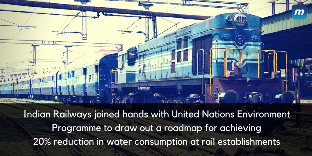 Railways to reduce water consumption by 20% t.in.com/86Il #railways