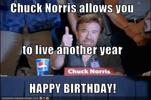Happy Birthday Chuck Norris 