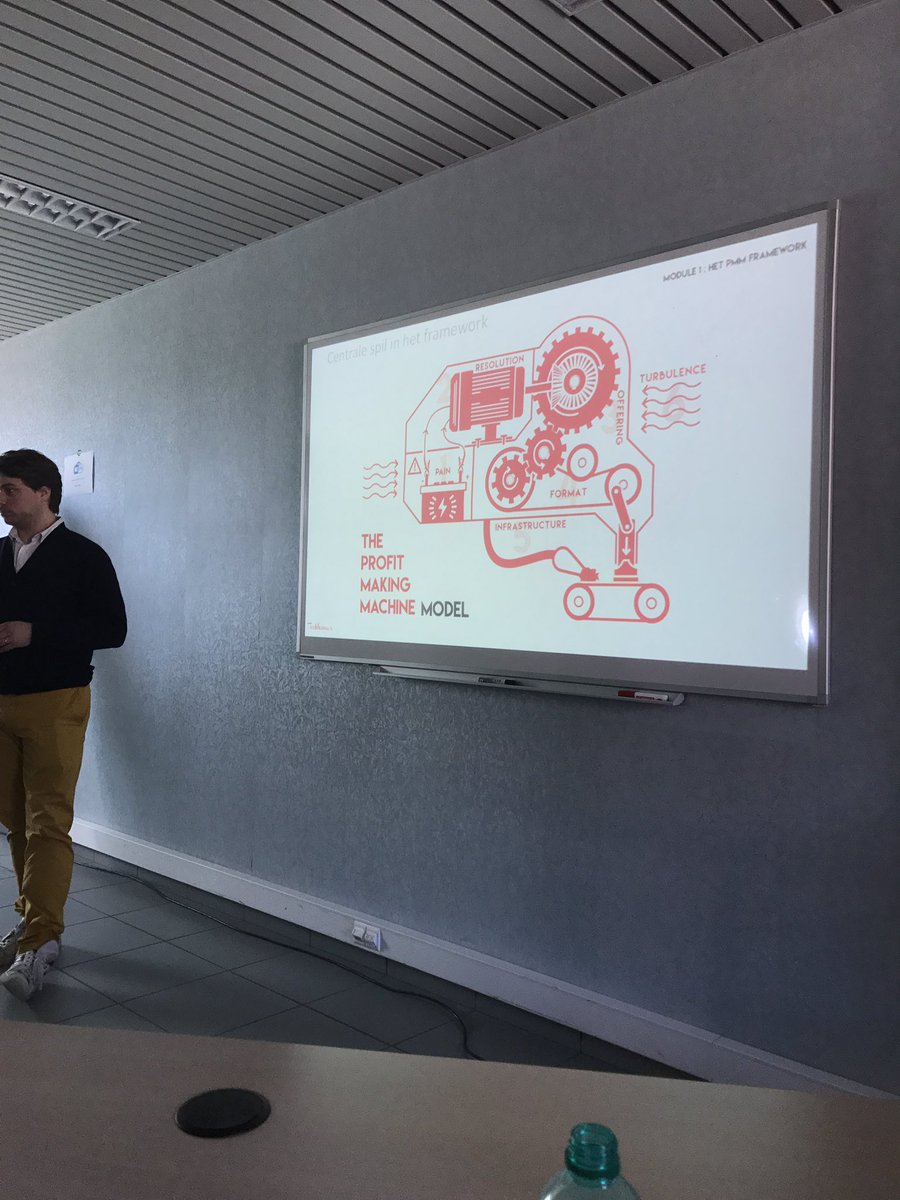 koenverlinde's tweet image. Ondernemers gestructureerd inzicht geven en ontwikkeling stimuleren via #profitmakingmachine @techtomar