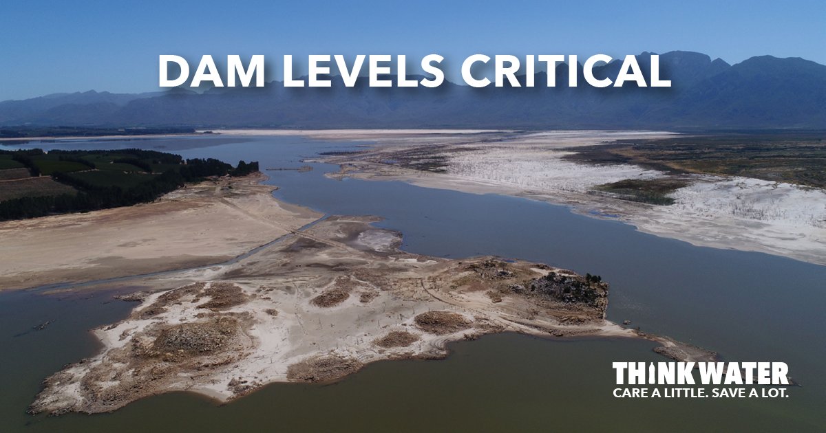 Keeping up with the latest stats on our dam levels? RT this post for the latest updates on the water crisis #ThinkWaterCT