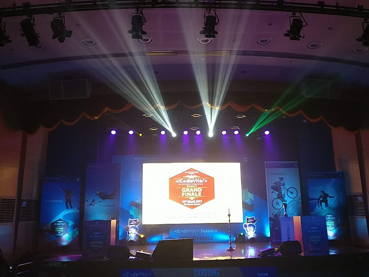 interpretatio_4's tweet photo. #TCSCodeVita the trophy is waiting patiently in the corner... finalists gear up @People_TCS https://t.co/CAmxjP4kwS