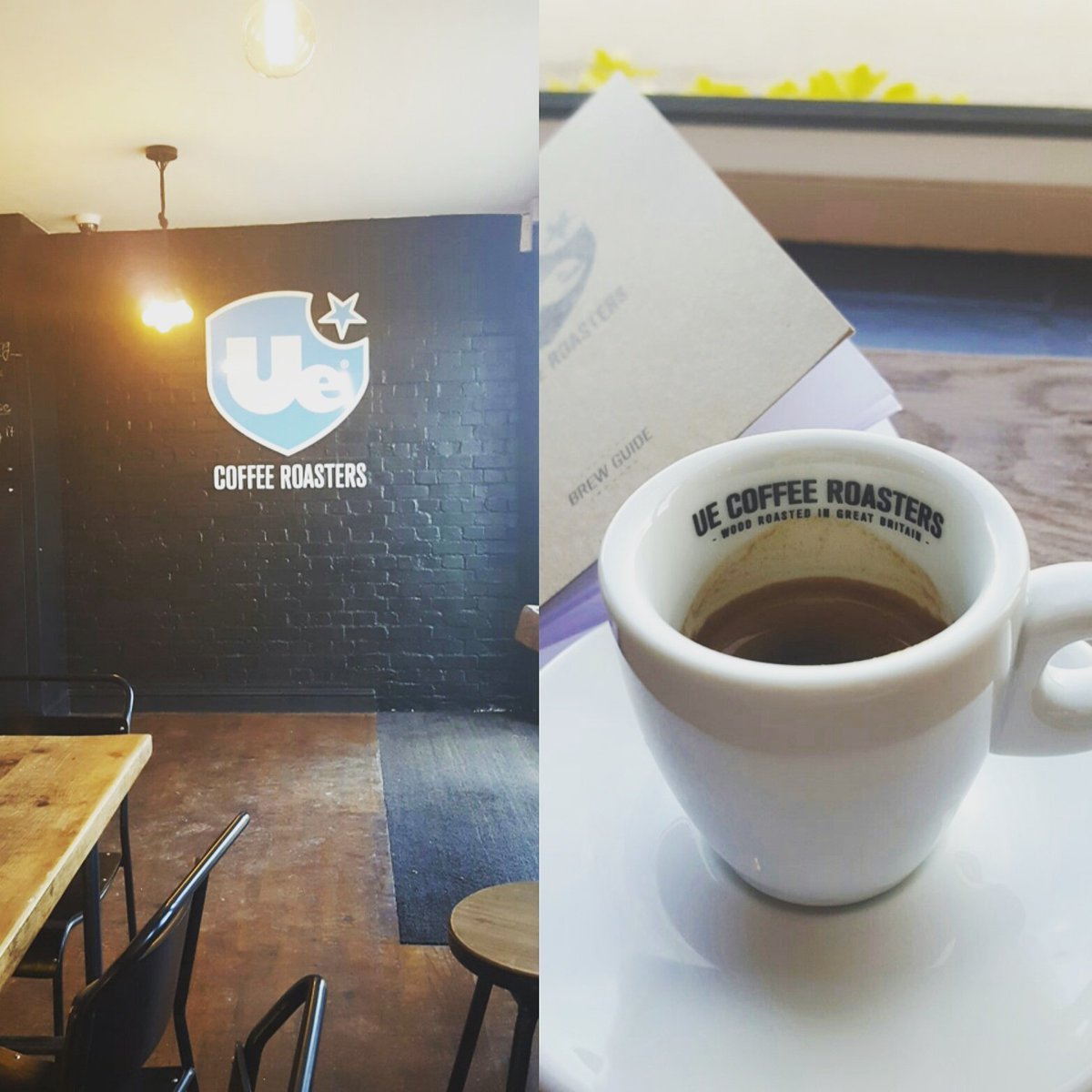 Visited our friends <a href="/uecoffee/">Ue Coffee Roasters</a> yesterday to pick up some delicious house blend for the shop. Come in and try some for yourself at Leaf &amp; Bean