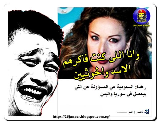 وانا اللى كنت فاكرهم الاسد والحوثيين .. رغدة: السعودية هي المسؤولة عن اللي بيحصل في سوريا واليمن