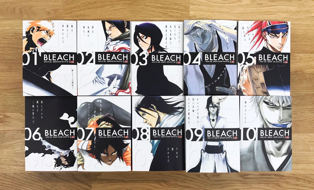 株式会社y S A Twitter リミックス版 Bleach の第10巻が本日発売です ここまでの巻を並べてみると一目瞭然 とにかく白と黒にこだわったデザインです 素敵なイラストがさらに魅力的に見えるよう毎巻頭を悩ませています まだまだデザイン作業は続きます よろしく 株式会社y S A Twitter リミックス版 Bleach の第10巻が本日発売です ここまでの巻を並べてみると一目瞭然 とにかく白と黒にこだわったデザインです 素敵なイラストがさらに魅力的に見えるよう毎巻頭を悩ませています まだまだデザイン作業は続きます よろしく