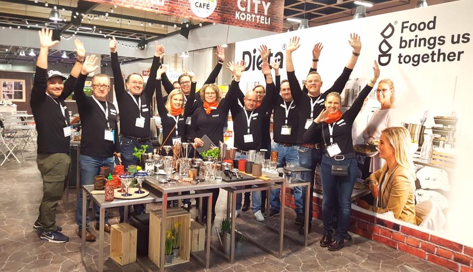 Kiitos kaikille messuvieraille!!! Fastfood &amp; Cafe &amp; ravintola 2017 -messufiilis oli huikea! #FFCR2017 #dietaoy