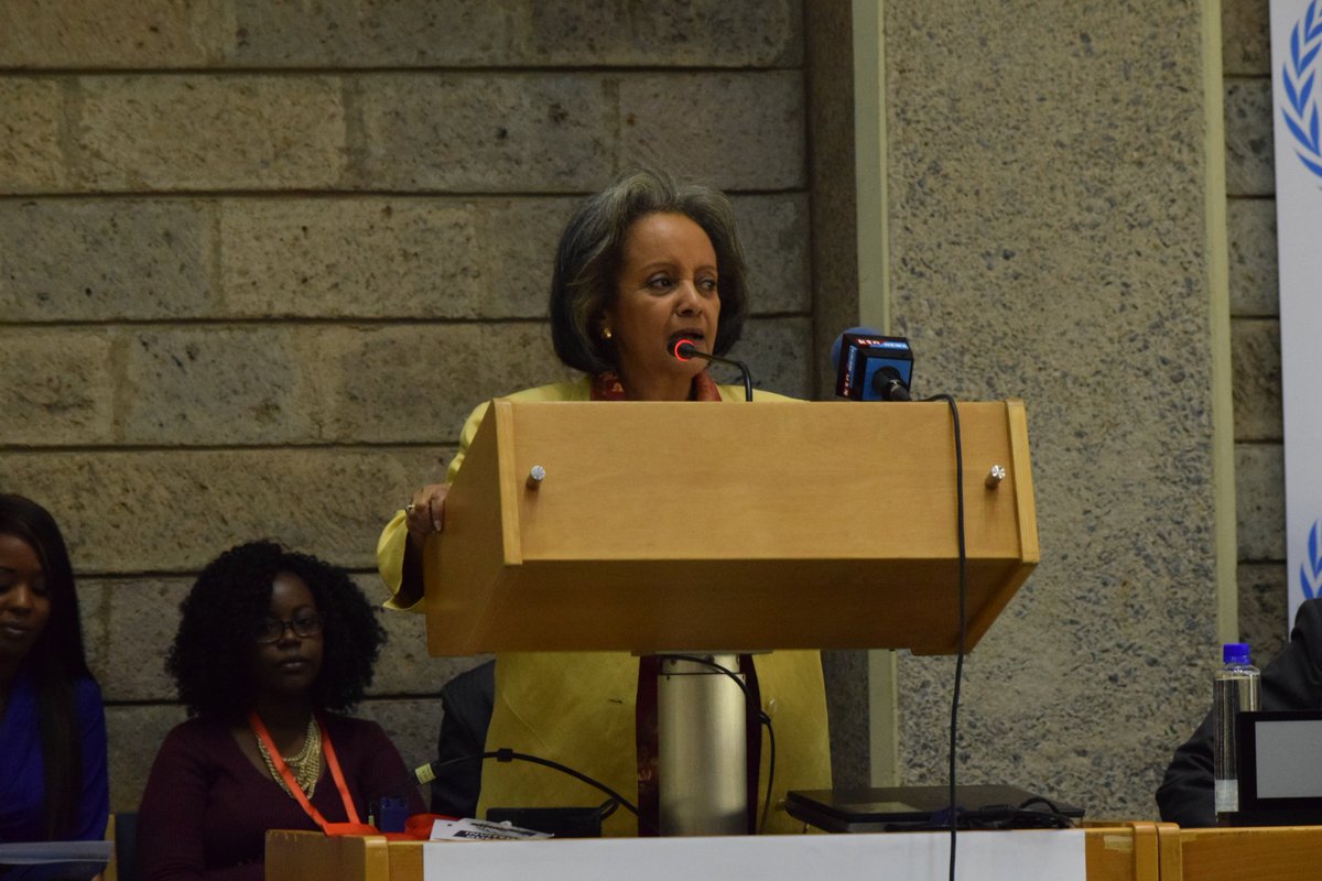 AfroMUNKe's tweet photo. Amb. Sahle W. Zewed giving closing remarks on behalf of #UNON @UnonDg @UnKenya #AfroMUN2017 https://t.co/0aSmlKLBHs