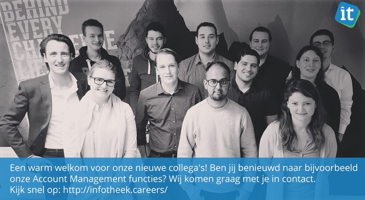 Ontwikkel jezelf bij Infotheek Group #UnleashYourPotential. Solliciteer direct via: tinyurl.com/ze56j89