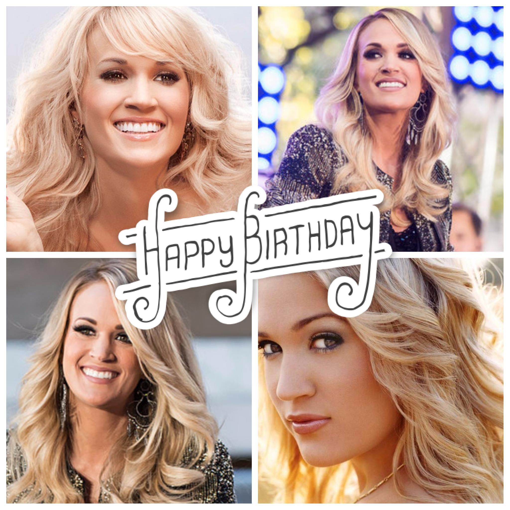 Happy Birthday, Carrie Underwood!!
Help us celebrate her today :) 