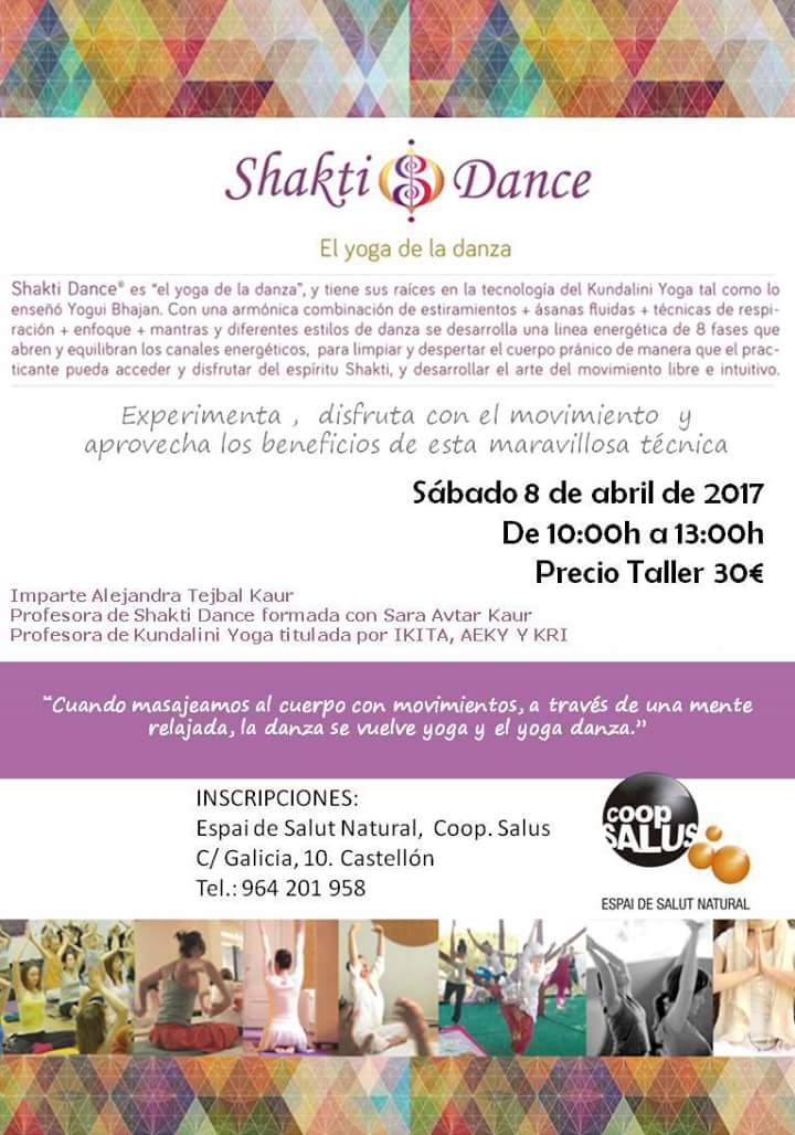 coopsalusespai's tweet photo. " EL YOGA DE LA DANZA"
Sábado 8 de Abril de 10:00 a 13:00h 
Inscripciones Castellón Tel 964 20 19 58 #LaVidaEnElEspejo  #yoga https://t.co/9g0aMwrYsa
