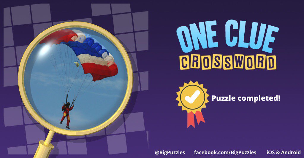 I completed a puzzle in One Clue Crossword. Play now for free!
onecluecrossword.com #OneClueCrossword