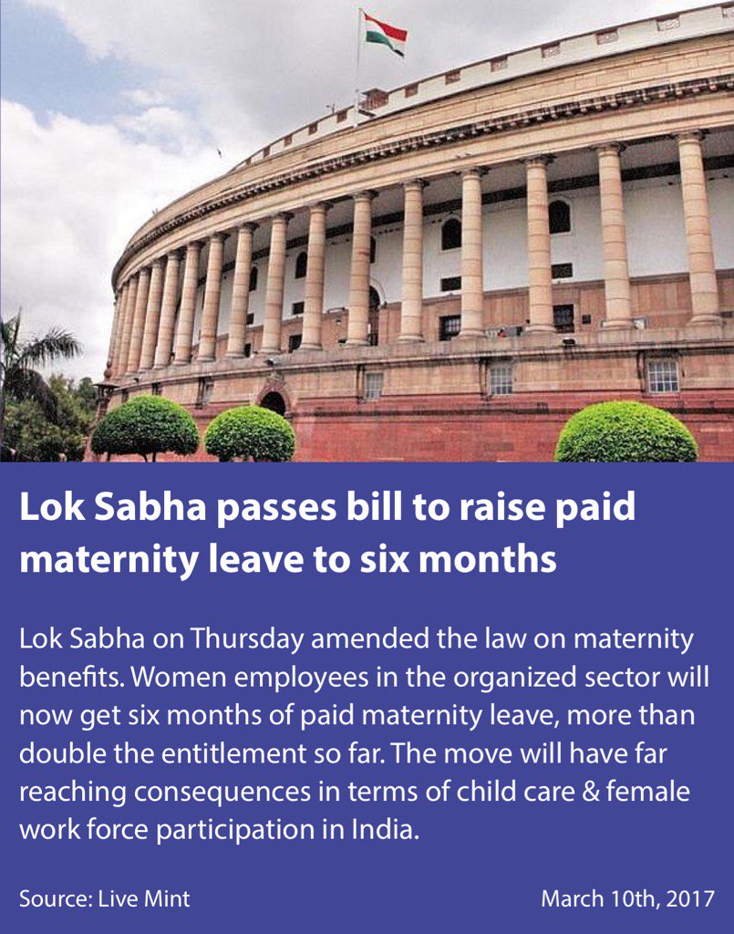 PMOIndia's tweet photo. Lok Sabha passes #MaternityBill. 
https://t.co/uNVlIqGxfx

via NMApp https://t.co/JfDygYM11n