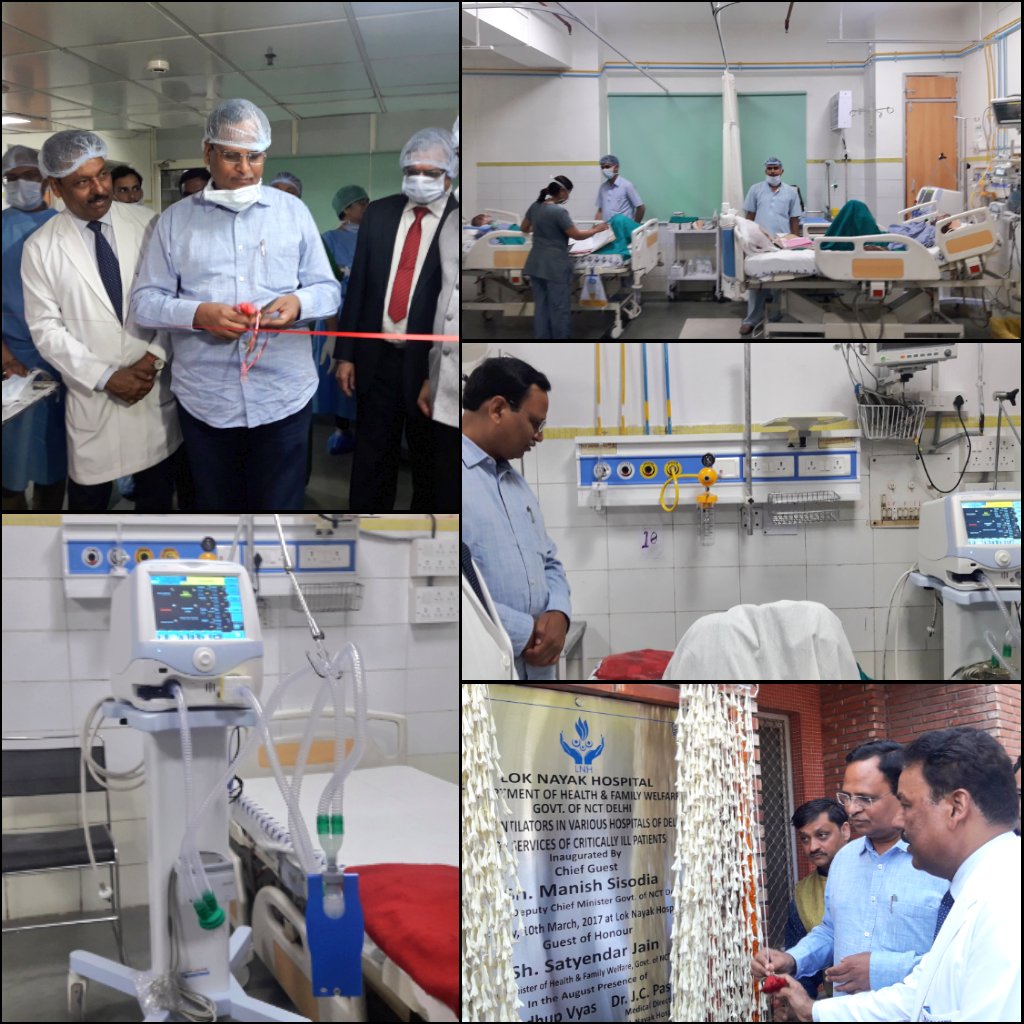 reviewthings_94's tweet photo. Health minister SatyendarJain Inaugurated 125 Ventilators from Lok Nayak Hospital.
#DelhiHealthReforms https://t.co/vrhm7bbbYD