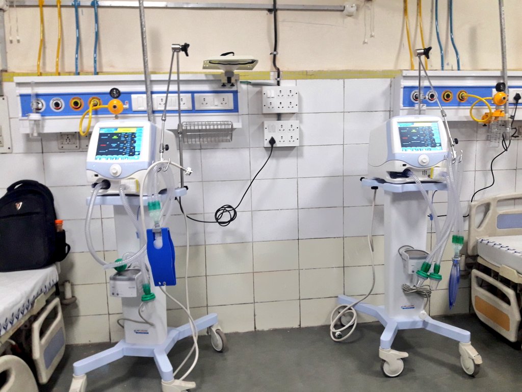 reviewthings_94's tweet photo. Health minister SatyendarJain Inaugurated 125 Ventilators from Lok Nayak Hospital.
#DelhiHealthReforms https://t.co/vrhm7bbbYD