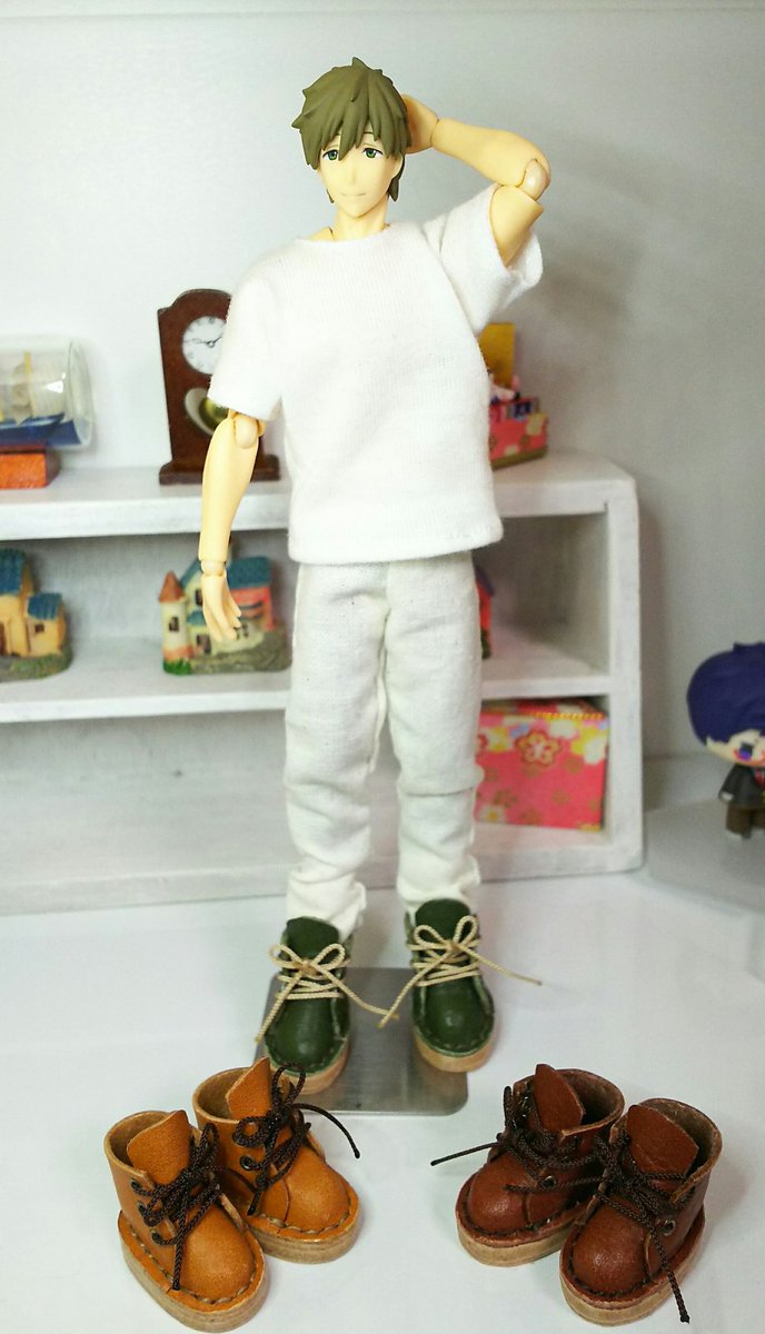 添花 Soeka Figma橘真琴サイズのブーツ モスグリーン 茶色 キャメルの3色 磁石内蔵です 革ですので 色移りの可能性があります 靴下着用を推奨します Momokoも薄手の靴下 リカちゃんも靴下着用で履けました 磁石で自立は不可 ドールショウ49 添花 Soeka Figma橘真琴サイズのブーツ モスグリーン 茶色 キャメルの3色 磁石内蔵です 革ですので 色移りの可能性があります 靴下着用を推奨します Momokoも薄手の靴下 リカちゃんも靴下着用で履けました 磁石で自立は不可 ドールショウ49