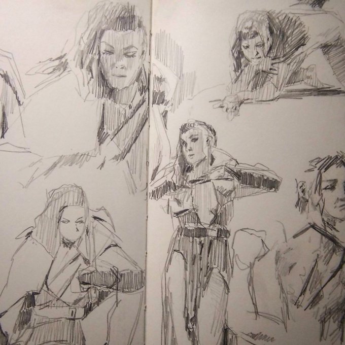 First life drawing sesh of 2k17... 5min poses #IKEA 