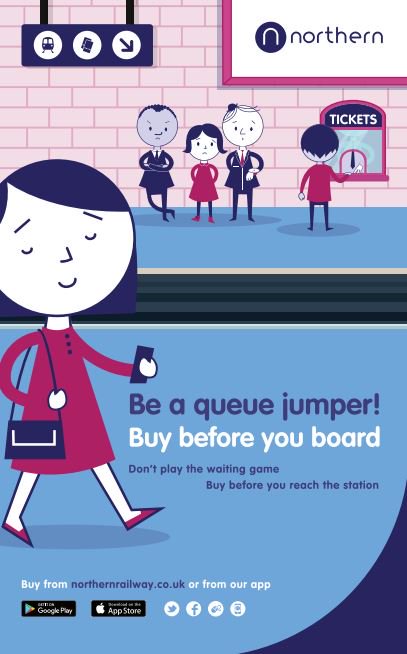 northernassist's tweet image. Want to avoid the queues? #buybeforeyouboard using our app and never queue again!