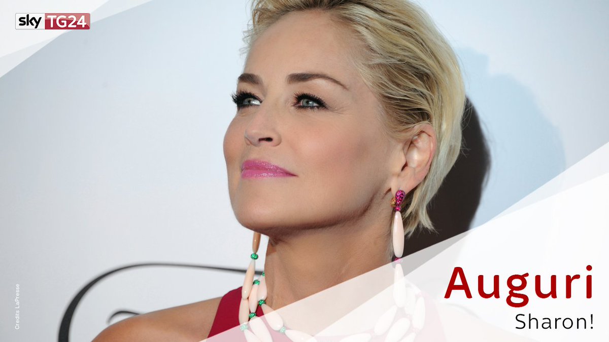SkyTG24's tweet photo. Una delle bionde più sexy del cinema compie oggi 59 anni. Tanti auguri, @sharonstone! 🎉 #SkyTG24Ricorda #10marzo https://t.co/Z4OUMCqGKO
