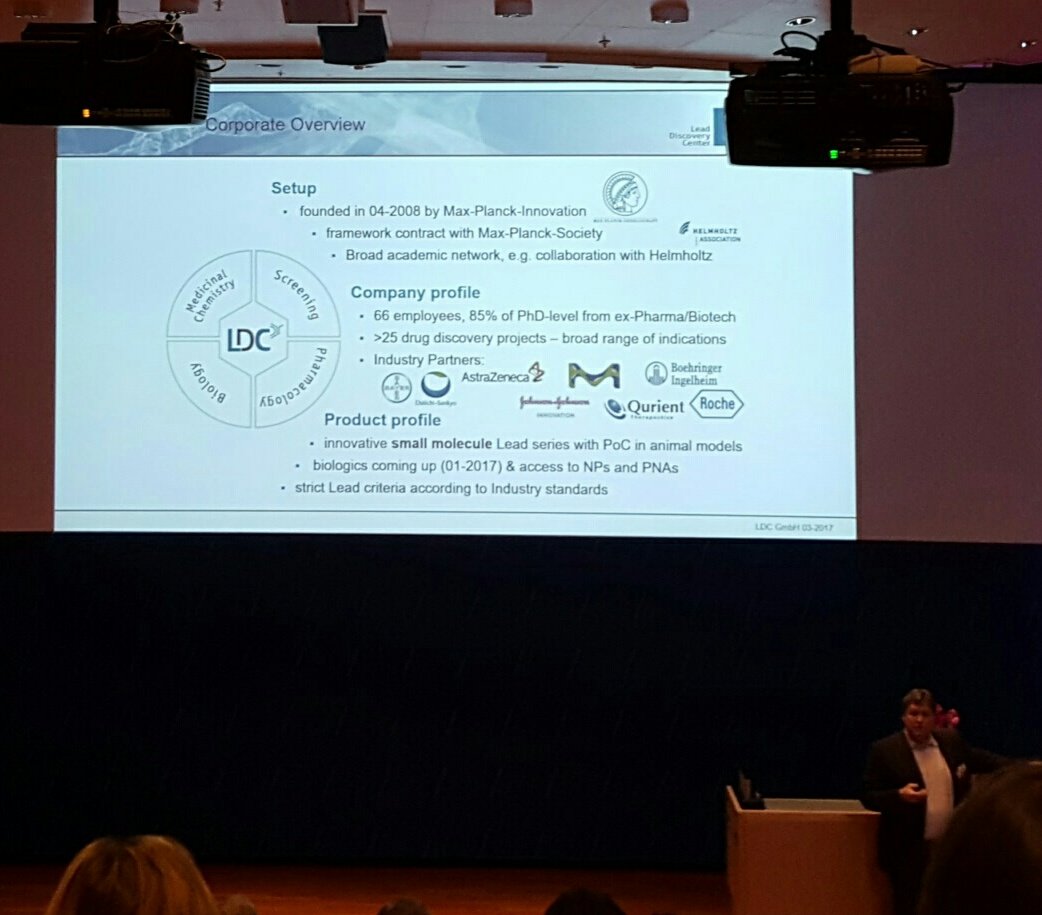 Bert Klebl of Lead Discovery Center shows how academic ideas can become innovative drugs #BIOPROSP_17