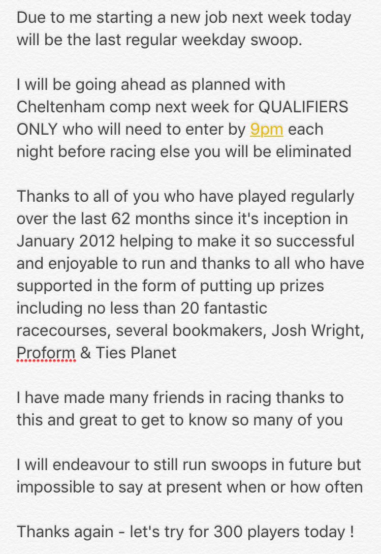 pigeon_island's tweet image. 🐦Today is officially the last regular/standard daily #PigeonSwoop4🐦

Thanks to all of you that have played regularly - more attached 🐎👍🏻