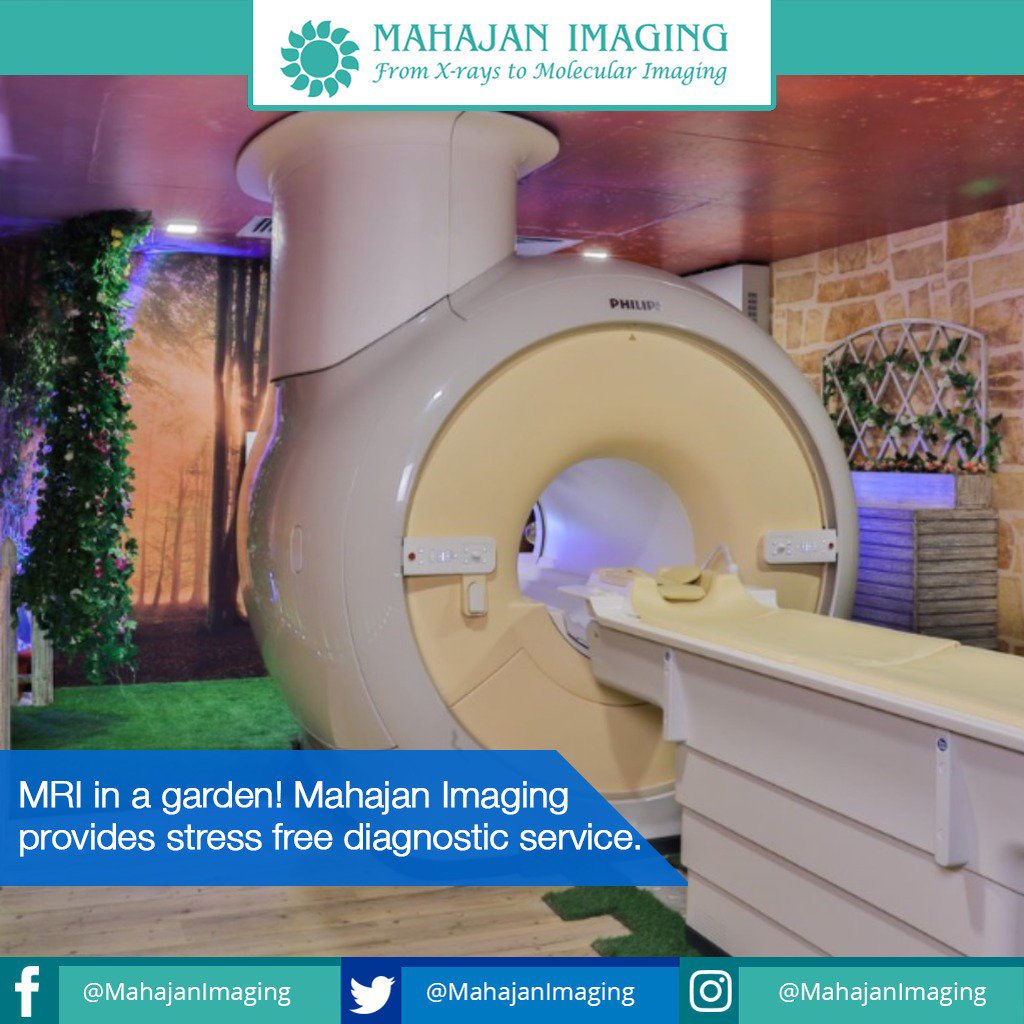 Stress free environment yields better diagnostic result. #MahajanImaging #Gurugram has epitomised this fact with its garden decor. #Health
