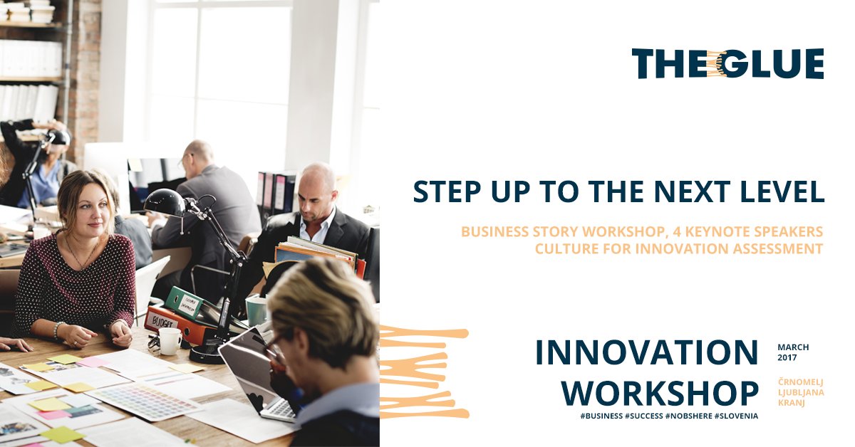 facebook.com/events/1890440…

Join us for Innovation Workshop and learn how to create a culture for innovation in your company. #TheGlue