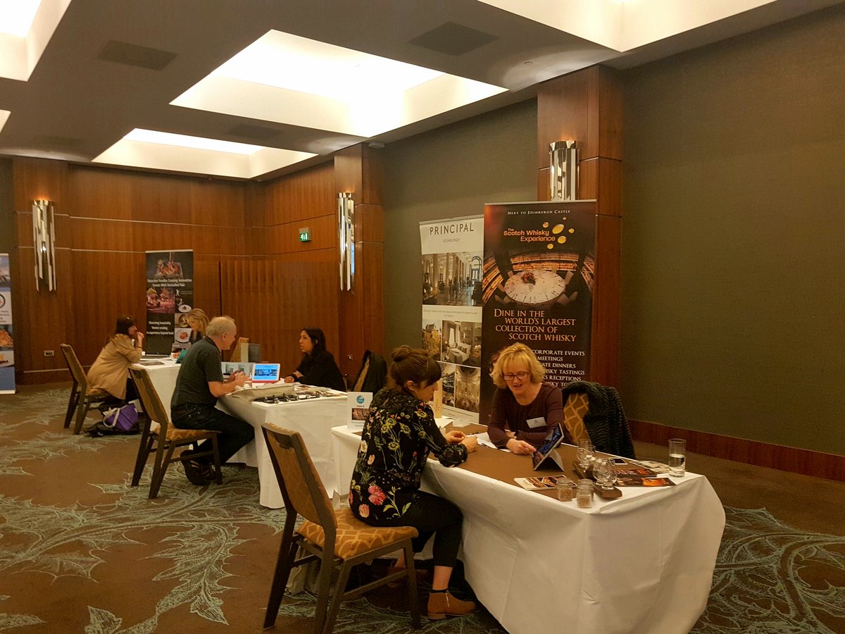 conventions's tweet photo. Our buyers experiencing the Destination Edinburgh workshop @SheratonEDI today! #PromoteEdinburgh https://t.co/YsjOoXkpdv