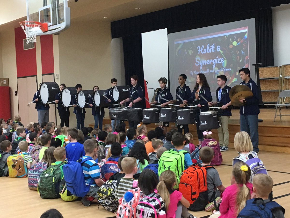 Eaton Drumline is in the house! #7HillsLEADS #7HillsNISD #Synergize #EatonNISD