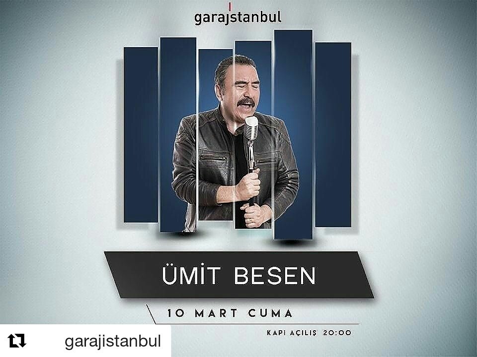 Bu akşam garaj istanbul'dayız