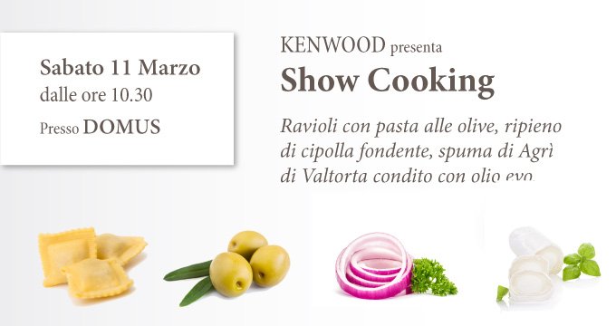 Domus_Bergamo's tweet photo. #DomusAltaQualità Vi Invita A Partecipare Allo #ShowCooking @KenwoodClub!  https://t.co/Gy66M9sEiq https://t.co/4Vj4WVw4Rx