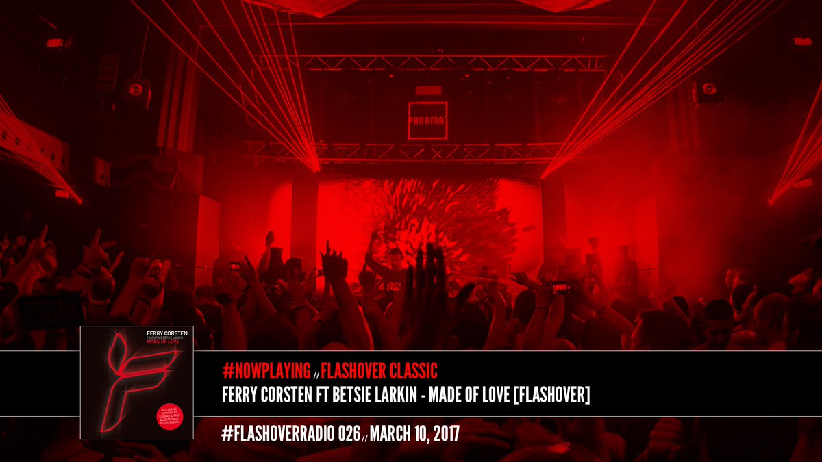 FlashoverRec's tweet photo. We’re All Made Of Love! @FerryCorsten @betsielarkin #FR026 #NowPlaying #trancefamily https://t.co/sj9tBTRvaS https://t.co/8YTm4vFWGC