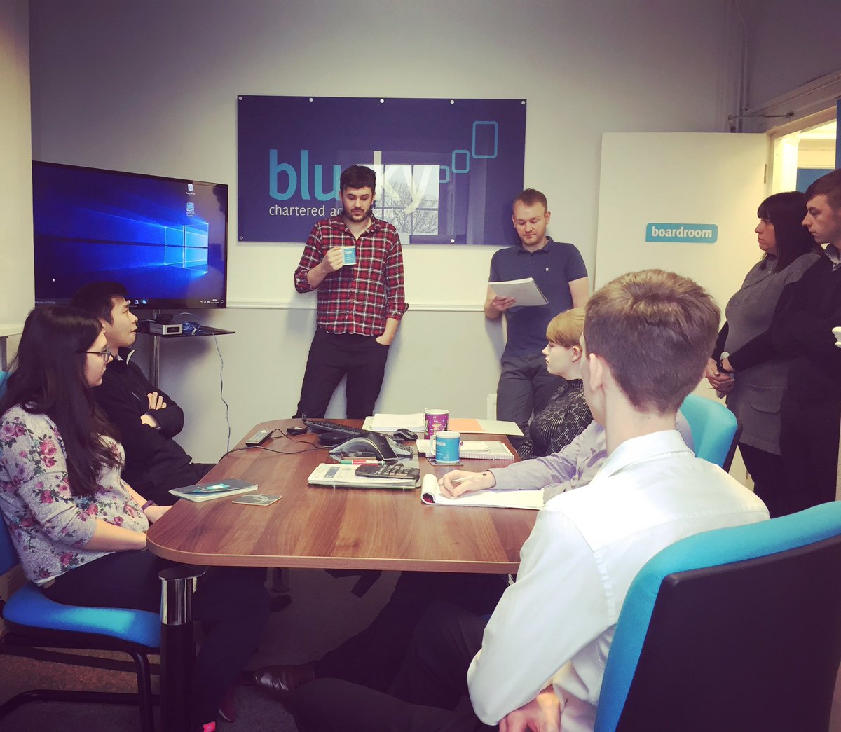 BluSkyTax's tweet photo. Team update! #Redworth #Budget2017 #TeamBluSky #Workshop https://t.co/INbbKhyFih