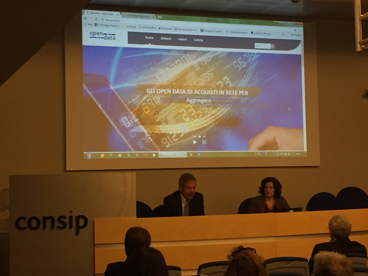 Consip_Spa's tweet photo. #SAA2017 #opendata #acquistiinrete #comunicare #collaborare #aggregare @opengovitaly https://t.co/fbS6OkdICJ