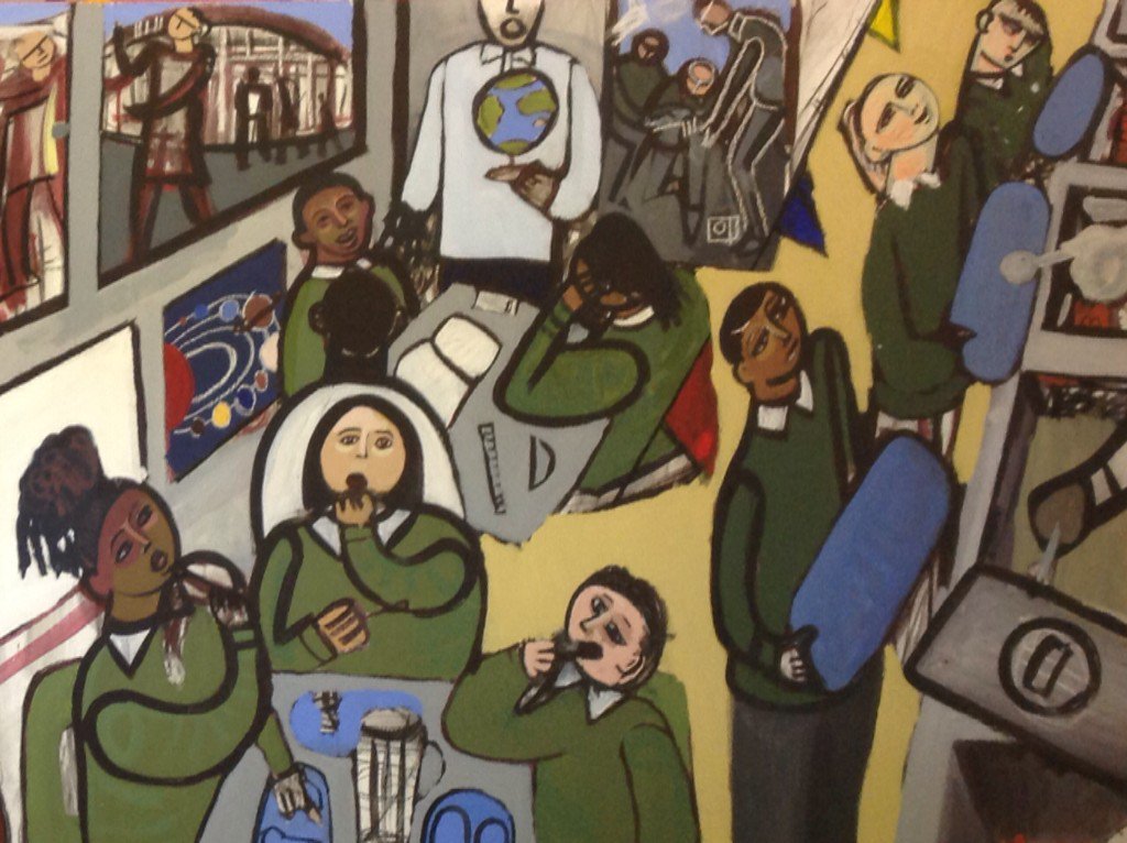 Mural detail