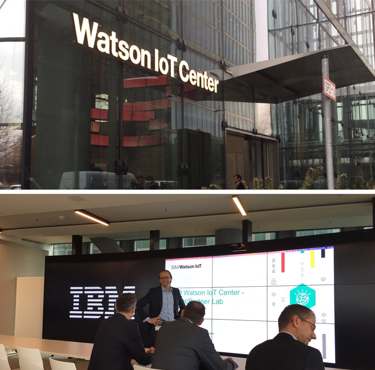 MLillback's tweet photo. Cool #WatsonIoT center days with recent use cases x-industries. Eager to apply learnings #IoT #Watson #Ecosystem #Partner  @symbiofinland https://t.co/FQlq11jIGr