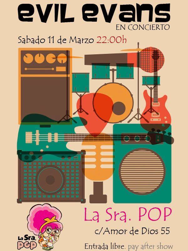 Ven a escuchar este sábado los temas en acústico de <a href="/EvilEvans01/">Evil Evans</a> #sevillahoy #Tdsactualidad #culturasev