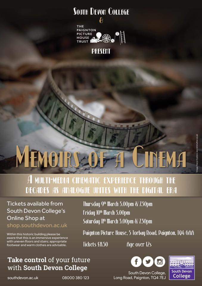 ERFilmFest's tweet photo. Check out this brilliant event now on @PaigntonPH by @sdcollege students #Filminthebay https://t.co/daHCL8DXma
