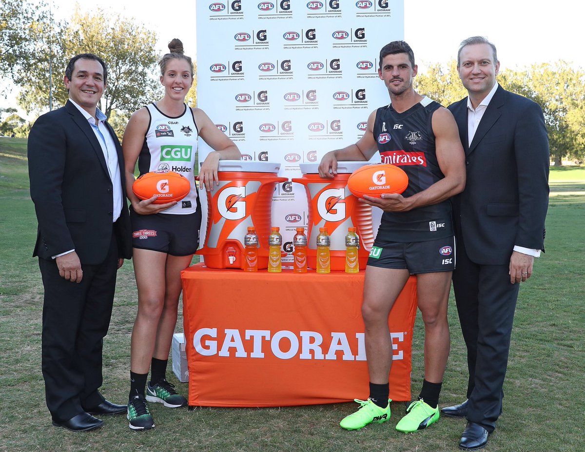 Great to have <a href="/Gatorade/">Gatorade</a>, signing on for 3 years as NAB <a href="/aflwomens/">AFL Women's</a> official hydration sponsor!!
