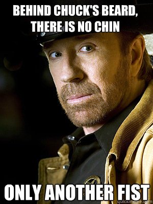 Happy birthday Chuck Norris! 