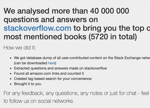 uwebdesgn's tweet image. Dev books — самые упоминаемые книги: buff.ly/2mpOeS9

#book #devbooks #stackoverflow