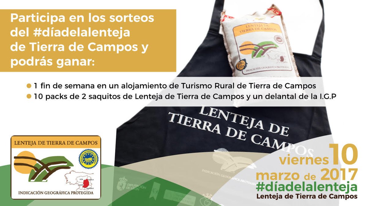 LentejaTiCampos's tweet photo. Ya ha llegado el #díadelalenteja de Tierra de Campos. 126 restaurantes de toda España os esperan para celebrarlo 🥄

https://t.co/FQX57owwBo https://t.co/53dG2KVrPP