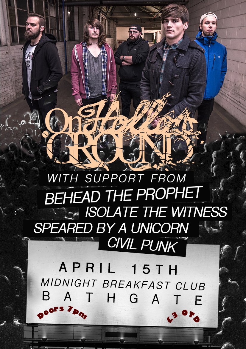 bloodlinesco's tweet photo. Our first weekender of shows with @OnHollowGround @ITWofficialuk. April 15th + 16th! https://t.co/i8fohirQnx
