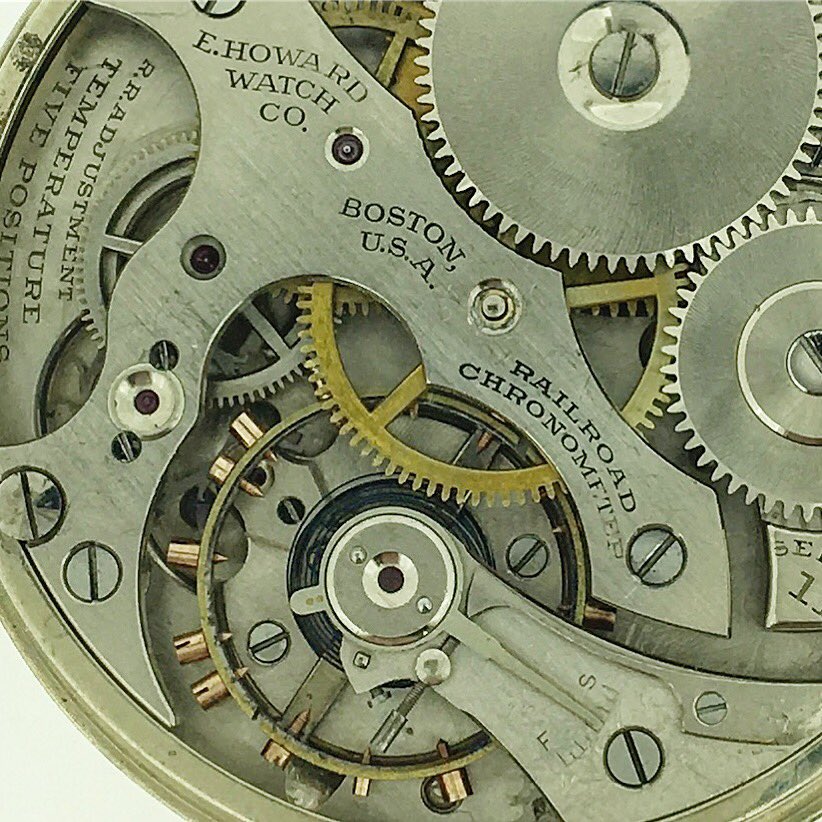 nawccmuseum's tweet photo. #EHoward Watch Company Series 11 #Railroad #Chronometer #pocketwatch #timepiece #timekeeper #railroadtime #horology #watchmaking #watchmaker https://t.co/R2TFQVKWFa
