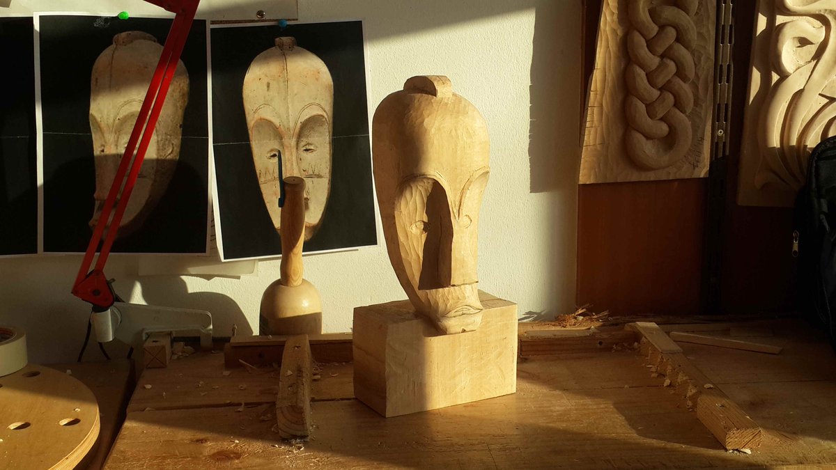 tallamadera's tweet photo. #Máscaras #africa by Francisco #madera #tilo. #tallamadera #pfeiltools #gubiaspfeil #pfeil #ripollet #barcelona https://t.co/VP9Lzexe0d https://t.co/6wfdxoNFeR