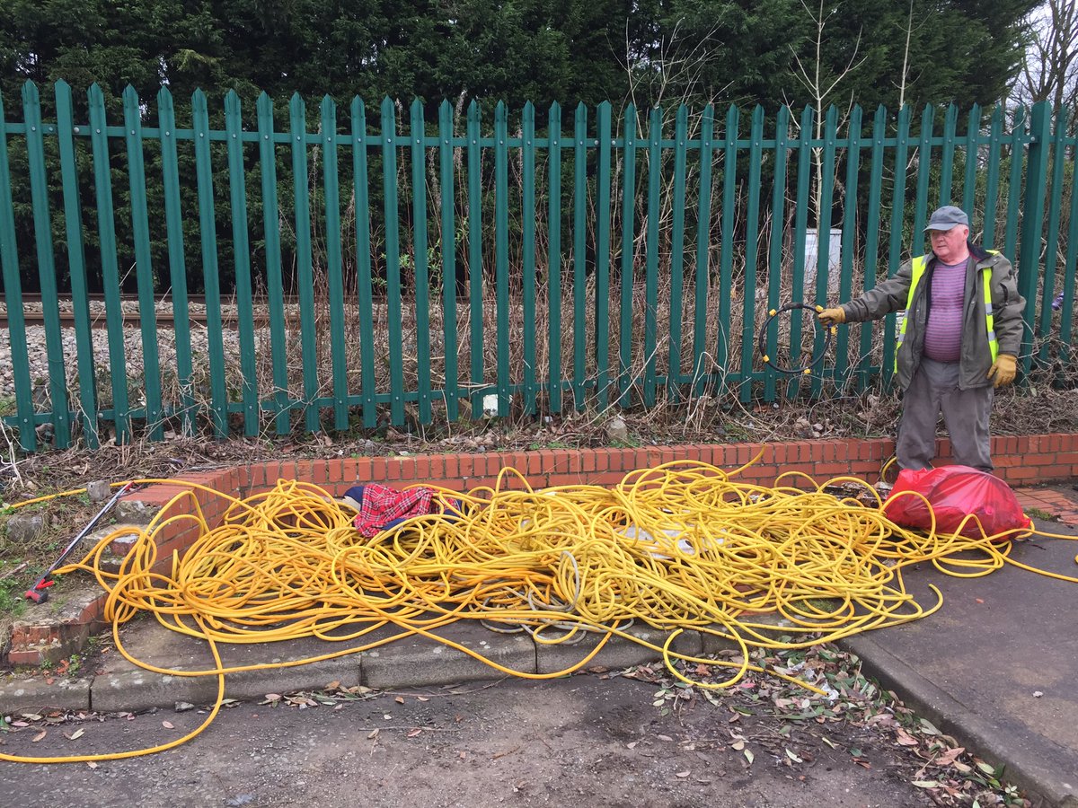 Local hero Ron has cleared all of this from the lane between the Boating Lake and Court Road Industrial estate! #torfaenspringclean