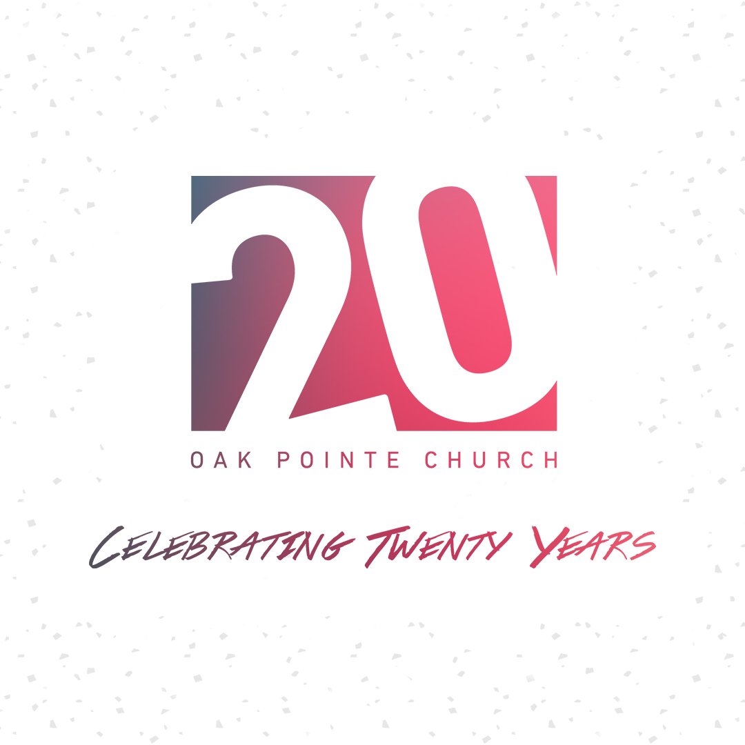 oakpointechurch's tweet photo. Join us this weekend as we celebrate 20 years together!  
Saturday 5PM | Sunday 9:15AM &amp; 11:15AM https://t.co/2ItdLTjsQN