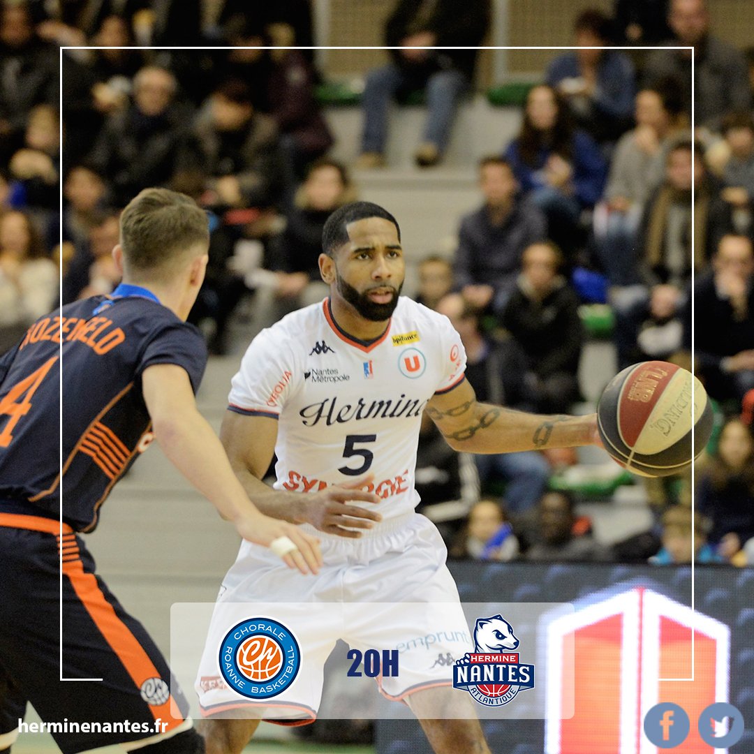 <a href="/HermineNantes44/">ameika</a> affronte <a href="/ChoraleRoanne/">Chorale Roanne Basket</a> ce soir à la Halle André Vacheresse. #GoHermine